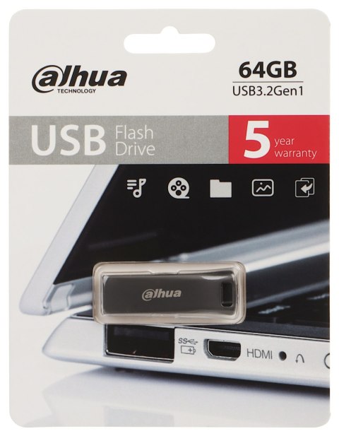 PENDRIVE USB-U156-32-64GB 64 GB USB 3.2 Gen 1 DAHUA PENDRIVE USB-U156-32-64GB 64 GB USB 3.2 Gen 1 DAHUA