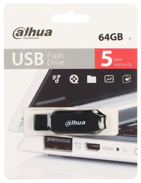 PENDRIVE USB-U176-20-64G 64 GB USB 2.0 DAHUA PENDRIVE USB-U176-20-64G 64 GB USB 2.0 DAHUA