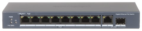 SWITCH POE DS-3E0510P-E 8-PORTOWY SFP Hikvision SWITCH POE DS-3E0510P-E 8-PORTOWY SFP Hikvision