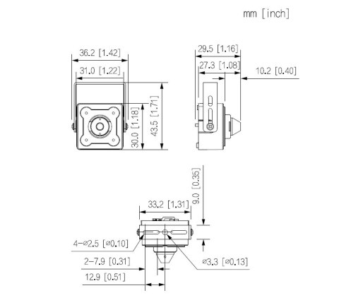 KAMERA AHD, HD-CVI, HD-TVI, PAL HAC-HUM3201B-P-0280B-S2 PINHOLE - 1080p 2.8 mm DAHUA KAMERA AHD, HD-CVI, HD-TVI, PAL HAC-HUM3201B-P-0280B-S2 PINHOLE - 1080p 2.8 mm DAHUA