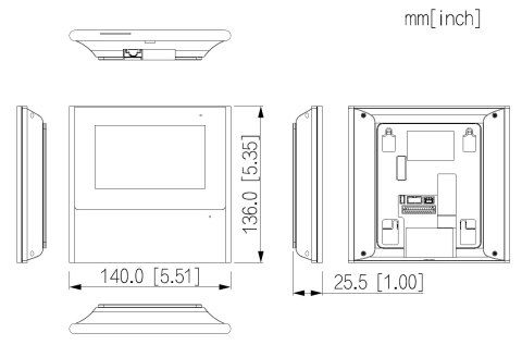 PANEL WEWNĘTRZNY VTH2611L-WP Wi-Fi / IP DAHUA PANEL WEWNĘTRZNY VTH2611L-WP Wi-Fi / IP DAHUA
