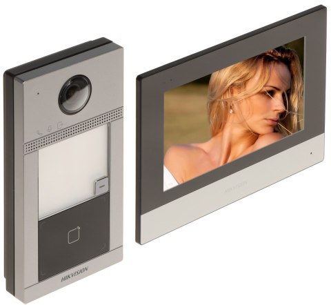 ZESTAW WIDEODOMOFONOWY DS-KIS604-S(C) Hikvision ZESTAW WIDEODOMOFONOWY DS-KIS604-S(C) Hikvision