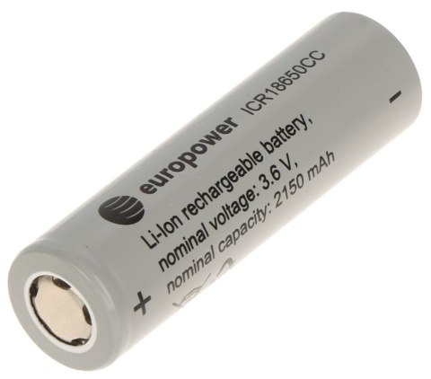 AKUMULATOR LI-ION BAT-ICR18650CC/EP 3.6 V EUROPOWER AKUMULATOR LI-ION BAT-ICR18650CC/EP 3.6 V EUROPOWER