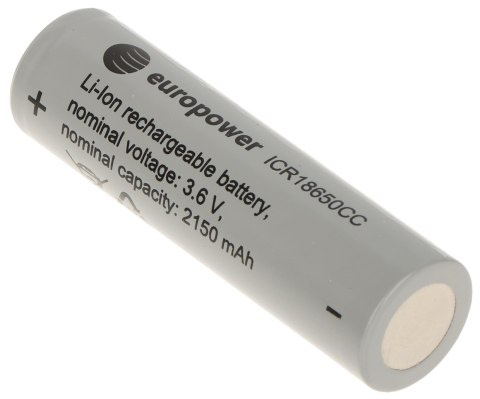 AKUMULATOR LI-ION BAT-ICR18650CC/EP 3.6 V EUROPOWER AKUMULATOR LI-ION BAT-ICR18650CC/EP 3.6 V EUROPOWER