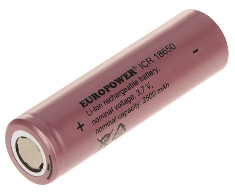 AKUMULATOR LI-ION BAT-ICR18650/EP 3.7 V EUROPOWER AKUMULATOR LI-ION BAT-ICR18650/EP 3.7 V EUROPOWER