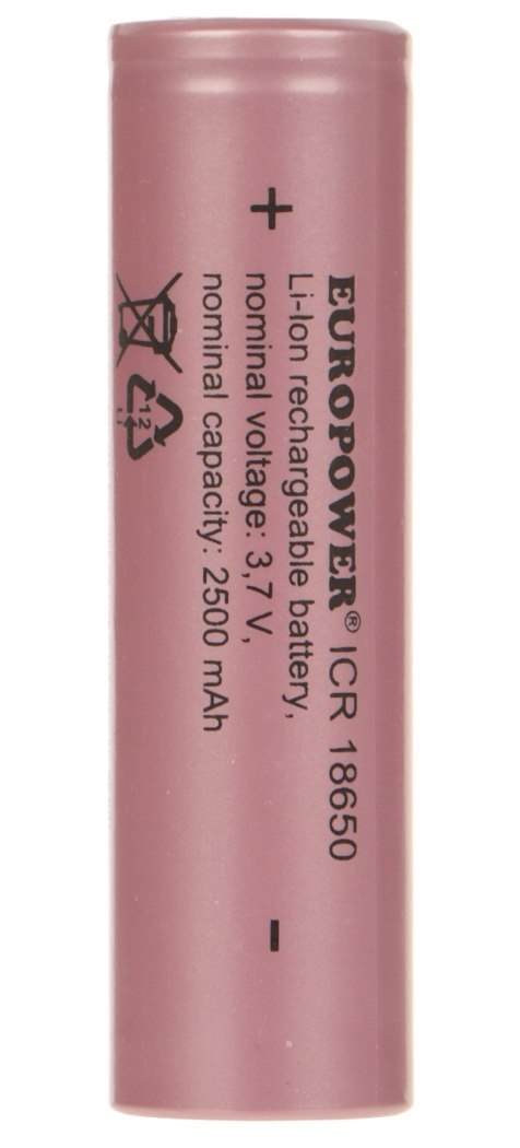 AKUMULATOR LI-ION BAT-ICR18650/EP 3.7 V EUROPOWER AKUMULATOR LI-ION BAT-ICR18650/EP 3.7 V EUROPOWER