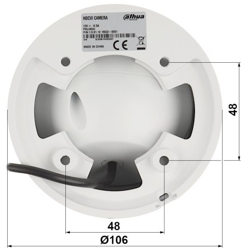 KAMERA AHD, HD-CVI, HD-TVI, CVBS HAC-HDW1809T-A-LED-0280B Full-Color - 8.3 Mpx 2.8 mm DAHUA KAMERA AHD, HD-CVI, HD-TVI, CVBS HAC-HDW1809T-A-LED-0280B Full-Color - 8.3 Mpx 2.8 mm DAHUA