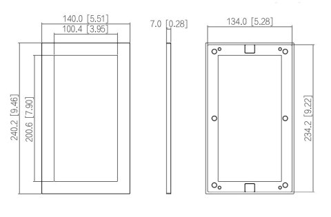 PANEL MONTAŻOWY VTM25P2 DAHUA PANEL MONTAŻOWY VTM25P2 DAHUA