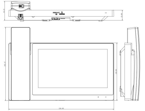PANEL WEWNĘTRZNY IP VTH5421EW-H Wi-Fi / IP DAHUA PANEL WEWNĘTRZNY IP VTH5421EW-H Wi-Fi / IP DAHUA