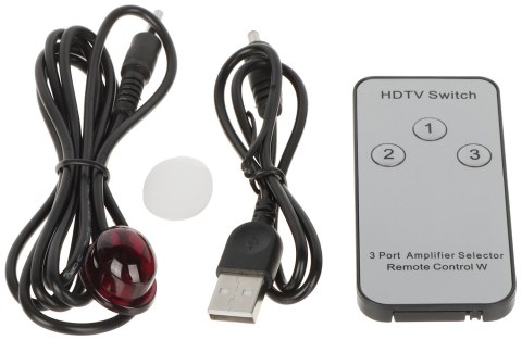 PRZEŁĄCZNIK HDMI-SW-3/1-IR-4K PRZEŁĄCZNIK HDMI-SW-3/1-IR-4K