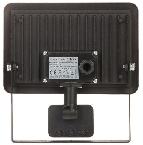 REFLEKTOR LED Z CZUJNIKIEM RUCHU AD-NL-6255BLR4 ADVITI REFLEKTOR LED Z CZUJNIKIEM RUCHU AD-NL-6255BLR4 ADVITI