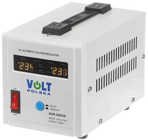 STABILIZATOR NAPIĘCIA SIECIOWEGO AVR-500VA VOLT Polska STABILIZATOR NAPIĘCIA SIECIOWEGO AVR-500VA VOLT Polska