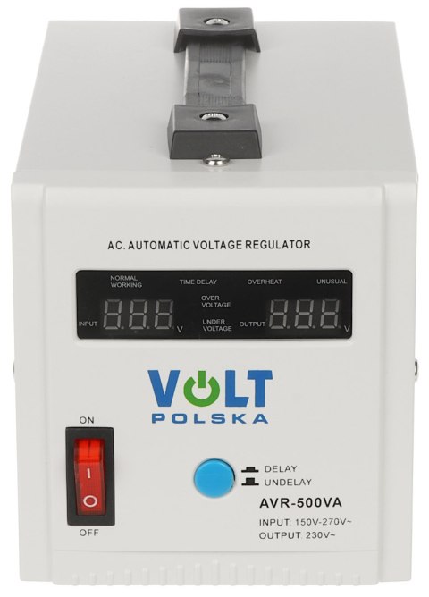 STABILIZATOR NAPIĘCIA SIECIOWEGO AVR-500VA VOLT Polska STABILIZATOR NAPIĘCIA SIECIOWEGO AVR-500VA VOLT Polska