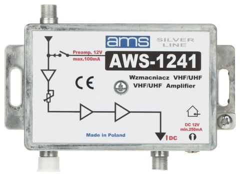 WZMACNIACZ ANTENOWY AWS-1241 AMS WZMACNIACZ ANTENOWY AWS-1241 AMS