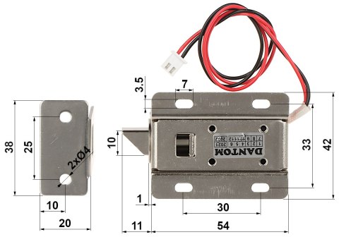 ZACZEP ELEKTROMAGNETYCZNY SZAFKOWY DT-03 DANTOM ZACZEP ELEKTROMAGNETYCZNY SZAFKOWY DT-03 DANTOM