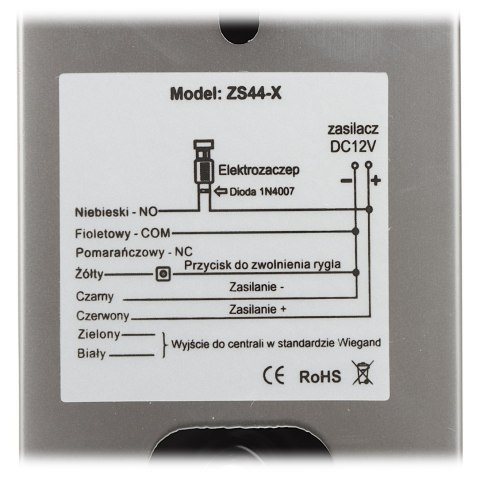 ZAMEK SZYFROWY ZS44-X Tuya Smart Wi-Fi VIDOS ZAMEK SZYFROWY ZS44-X Tuya Smart Wi-Fi VIDOS