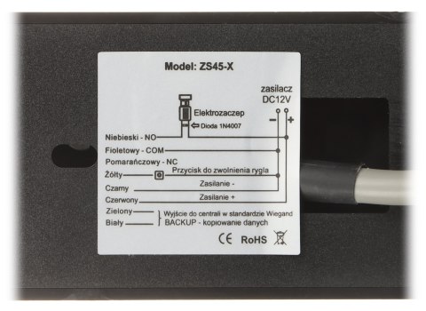 ZAMEK SZYFROWY ZS45-X Tuya Smart Wi-Fi VIDOS ZAMEK SZYFROWY ZS45-X Tuya Smart Wi-Fi VIDOS