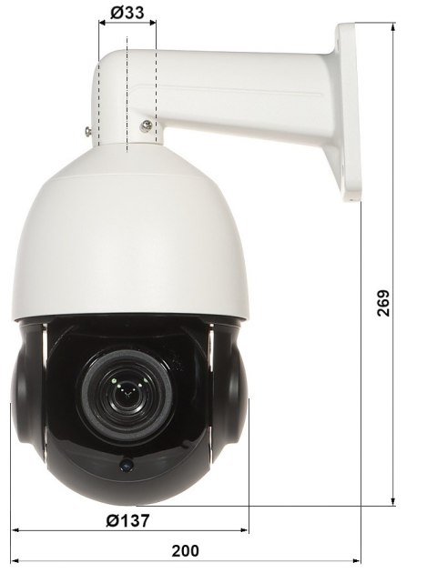KAMERA IP OBROTOWA ZEWNĘTRZNA OMEGA-23P18-8 - 1080p 5.35 ... 96.3 mm KAMERA IP OBROTOWA ZEWNĘTRZNA OMEGA-23P18-8 - 1080p 5.35 ... 96.3 mm