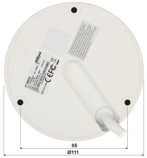KAMERA WANDALOODPORNA IP IPC-HDBW3541E-AS-0280B-S2 WizSense - 5 Mpx 2.8 mm DAHUA KAMERA WANDALOODPORNA IP IPC-HDBW3541E-AS-0280B-S2 WizSense - 5 Mpx 2.8 mm DAHUA