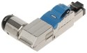 WTYK MODULARNY KĄTOWY EKRANOWANY RJ45/FTP6A-HAND-KAT