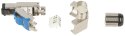 WTYK MODULARNY KĄTOWY EKRANOWANY RJ45/FTP6A-HAND-KAT