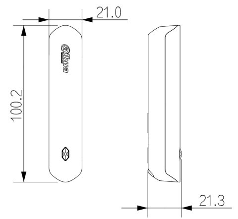 BEZPRZEWODOWY KONTAKTRON ARD323-W2(868) DAHUA BEZPRZEWODOWY KONTAKTRON ARD323-W2(868) DAHUA