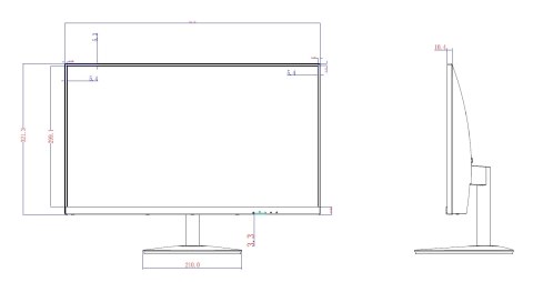 MONITOR VGA, HDMI LM24-A200 24 " DAHUA MONITOR VGA, HDMI LM24-A200 24 " DAHUA