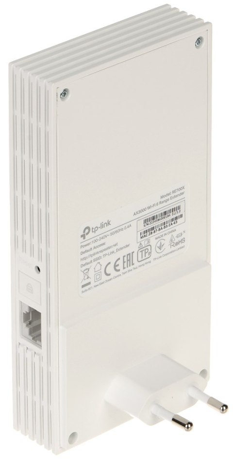 UNIWERSALNY WZMACNIACZ SIECI BEZPRZEWODOWEJ TL-RE700X Wi-Fi 6 2.4 GHz, 5 GHz TP-LINK UNIWERSALNY WZMACNIACZ SIECI BEZPRZEWODOWEJ TL-RE700X Wi-Fi 6 2.4 GHz, 5 GHz TP-LINK