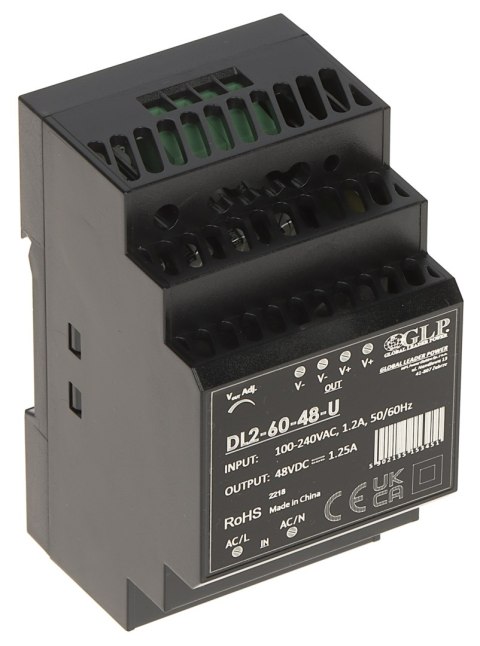 ZASILACZ IMPULSOWY DL2-60-48-U ZASILACZ IMPULSOWY DL2-60-48-U