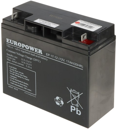 AKUMULATOR 12V/17AH-EUROPOWER-EP AKUMULATOR 12V/17AH-EUROPOWER-EP
