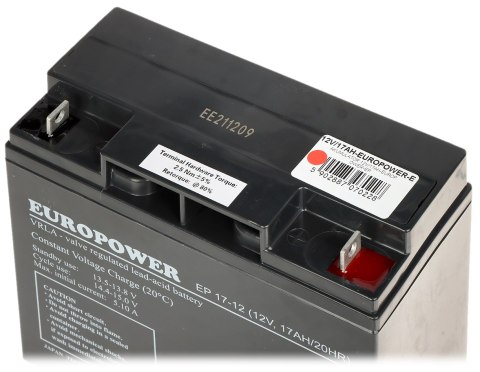 AKUMULATOR 12V/17AH-EUROPOWER-EP AKUMULATOR 12V/17AH-EUROPOWER-EP