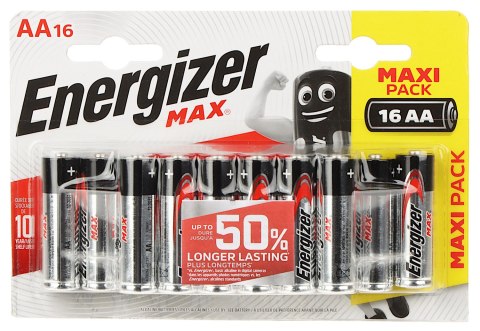 BATERIA ALKALICZNA BAT-AA/E-MAX*P16 1.5 V LR6 (AA) ENERGIZER BATERIA ALKALICZNA BAT-AA/E-MAX*P16 1.5 V LR6 (AA) ENERGIZER