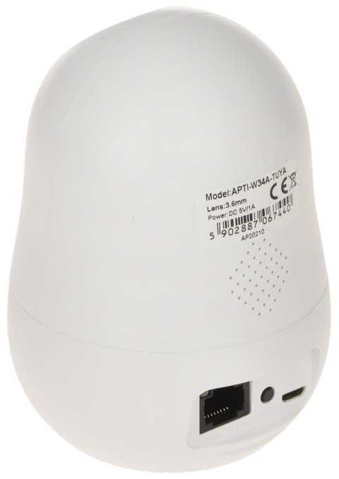KAMERA IP OBROTOWA WEWNĘTRZNA APTI-W34A-TUYA Wi-Fi - 3 Mpx 3.6 mm KAMERA IP OBROTOWA WEWNĘTRZNA APTI-W34A-TUYA Wi-Fi - 3 Mpx 3.6 mm