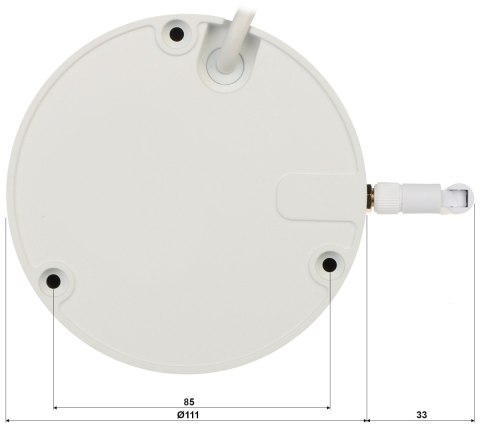 KAMERA WANDALOODPORNA IP IPC-HDBW1230DE-SW-0280B Wi-Fi - 1080p 2.8 mm DAHUA KAMERA WANDALOODPORNA IP IPC-HDBW1230DE-SW-0280B Wi-Fi - 1080p 2.8 mm DAHUA