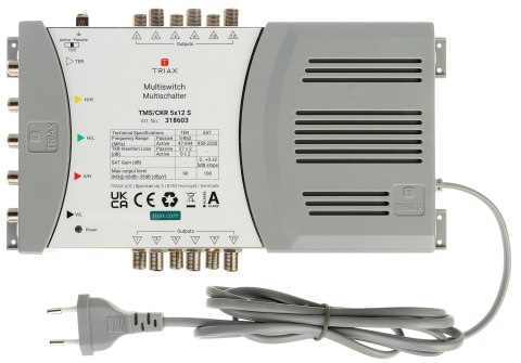 MULTISWITCH TMS-5/12S 5 WEJŚĆ / 12 WYJŚĆ TRIAX MULTISWITCH TMS-5/12S 5 WEJŚĆ / 12 WYJŚĆ TRIAX