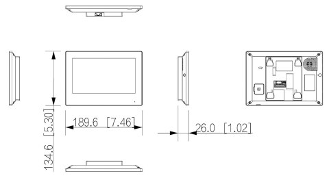 PANEL WEWNĘTRZNY VTH2621GW-WP Wi-Fi / IP DAHUA PANEL WEWNĘTRZNY VTH2621GW-WP Wi-Fi / IP DAHUA