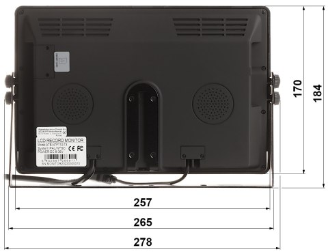 REJESTRATOR MOBILNY Z MONITOREM ATE-NTFT10-T3 4 KANAŁY 10 " AUTONE REJESTRATOR MOBILNY Z MONITOREM ATE-NTFT10-T3 4 KANAŁY 10 " AUTONE