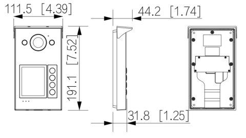 WIDEODOMOFON BEZPRZEWODOWY VTO3311Q-WP Wi-Fi / IP DAHUA WIDEODOMOFON BEZPRZEWODOWY VTO3311Q-WP Wi-Fi / IP DAHUA