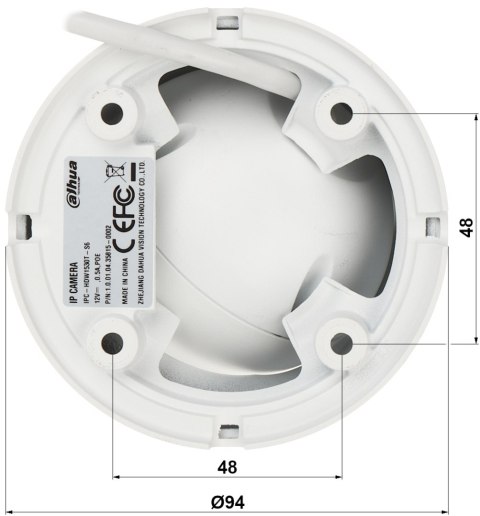 KAMERA IP IPC-HDW1530T-0360B-S6 - 5 Mpx 3.6 mm DAHUA KAMERA IP IPC-HDW1530T-0360B-S6 - 5 Mpx 3.6 mm DAHUA