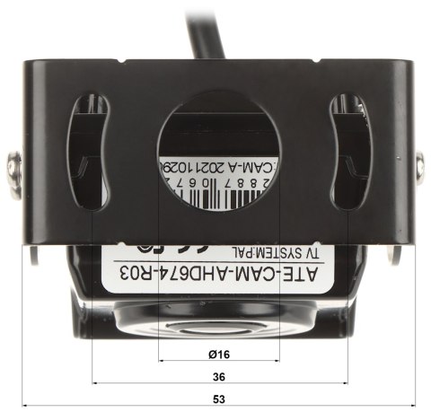 MOBILNA KAMERA AHD ATE-CAM-AHD674-R03 - 1080p 2.8 mm AUTONE MOBILNA KAMERA AHD ATE-CAM-AHD674-R03 - 1080p 2.8 mm AUTONE