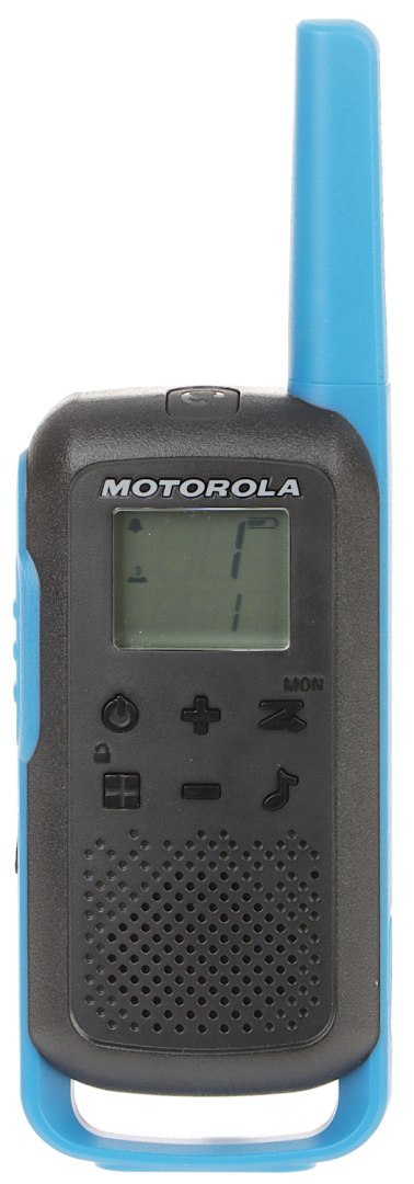 ZESTAW 2 RADIOTELEFONÓW PMR MOTOROLA-T62/BLUE 446.1 MHz ... 446.2 MHz ZESTAW 2 RADIOTELEFONÓW PMR MOTOROLA-T62/BLUE 446.1 MHz ... 446.2 MHz