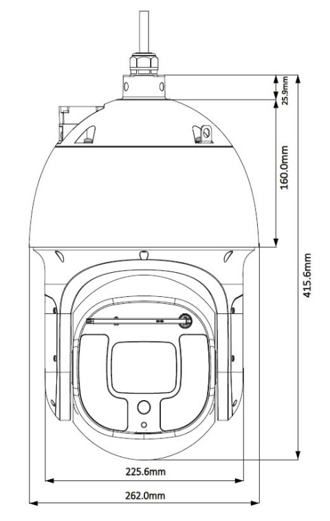 KAMERA IP SZYBKOOBROTOWA ZEWNĘTRZNA SD8A440-HNF-PA - 4 Mpx, 5.6 ... 223 mm DAHUA KAMERA IP SZYBKOOBROTOWA ZEWNĘTRZNA SD8A440-HNF-PA - 4 Mpx, 5.6 ... 223 mm DAHUA