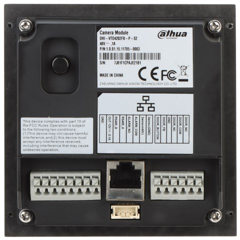 WIDEODOMOFON VTO4202FB-P-S2 DAHUA WIDEODOMOFON VTO4202FB-P-S2 DAHUA