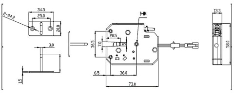 ZACZEP ELEKTROMAGNETYCZNY SZAFKOWY DT-05 DANTOM ZACZEP ELEKTROMAGNETYCZNY SZAFKOWY DT-05 DANTOM