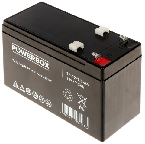 AKUMULATOR 12V/7.5AH-POWERBOX AKUMULATOR 12V/7.5AH-POWERBOX