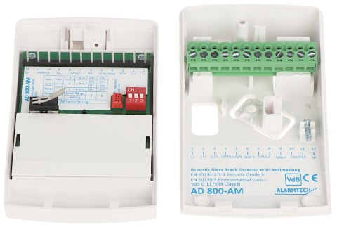 CZUJKA AKUSTYCZNA ZBICIA SZKŁA AD800-AM ALARMTECH CZUJKA AKUSTYCZNA ZBICIA SZKŁA AD800-AM ALARMTECH