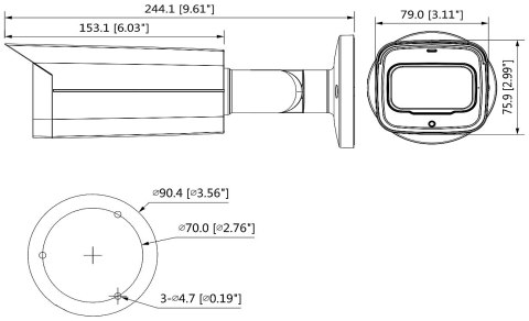 KAMERA AHD, HD-CVI, HD-TVI, PAL HAC-HFW2501TU-A-0360B-S2 - 5 Mpx 3.6 mm DAHUA KAMERA AHD, HD-CVI, HD-TVI, PAL HAC-HFW2501TU-A-0360B-S2 - 5 Mpx 3.6 mm DAHUA