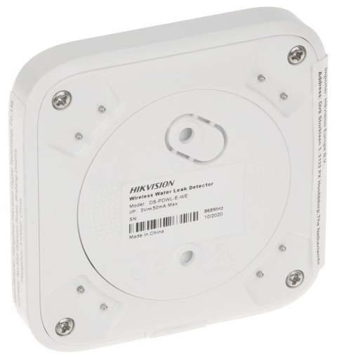 BEZPRZEWODOWA CZUJKA ZALANIA WODĄ AX PRO DS-PDWL-E-WE Hikvision BEZPRZEWODOWA CZUJKA ZALANIA WODĄ AX PRO DS-PDWL-E-WE Hikvision