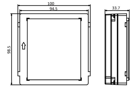 MODUŁ PUSTY DS-KD-BK Hikvision MODUŁ PUSTY DS-KD-BK Hikvision