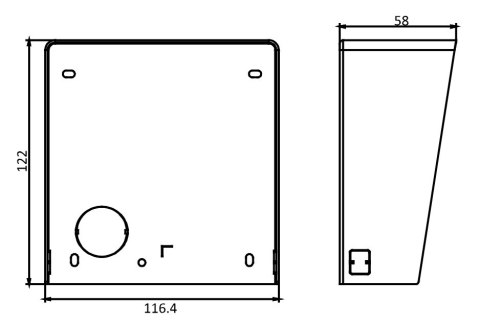 OBUDOWA NATYNKOWA DS-KABD8003-RS1 Hikvision OBUDOWA NATYNKOWA DS-KABD8003-RS1 Hikvision